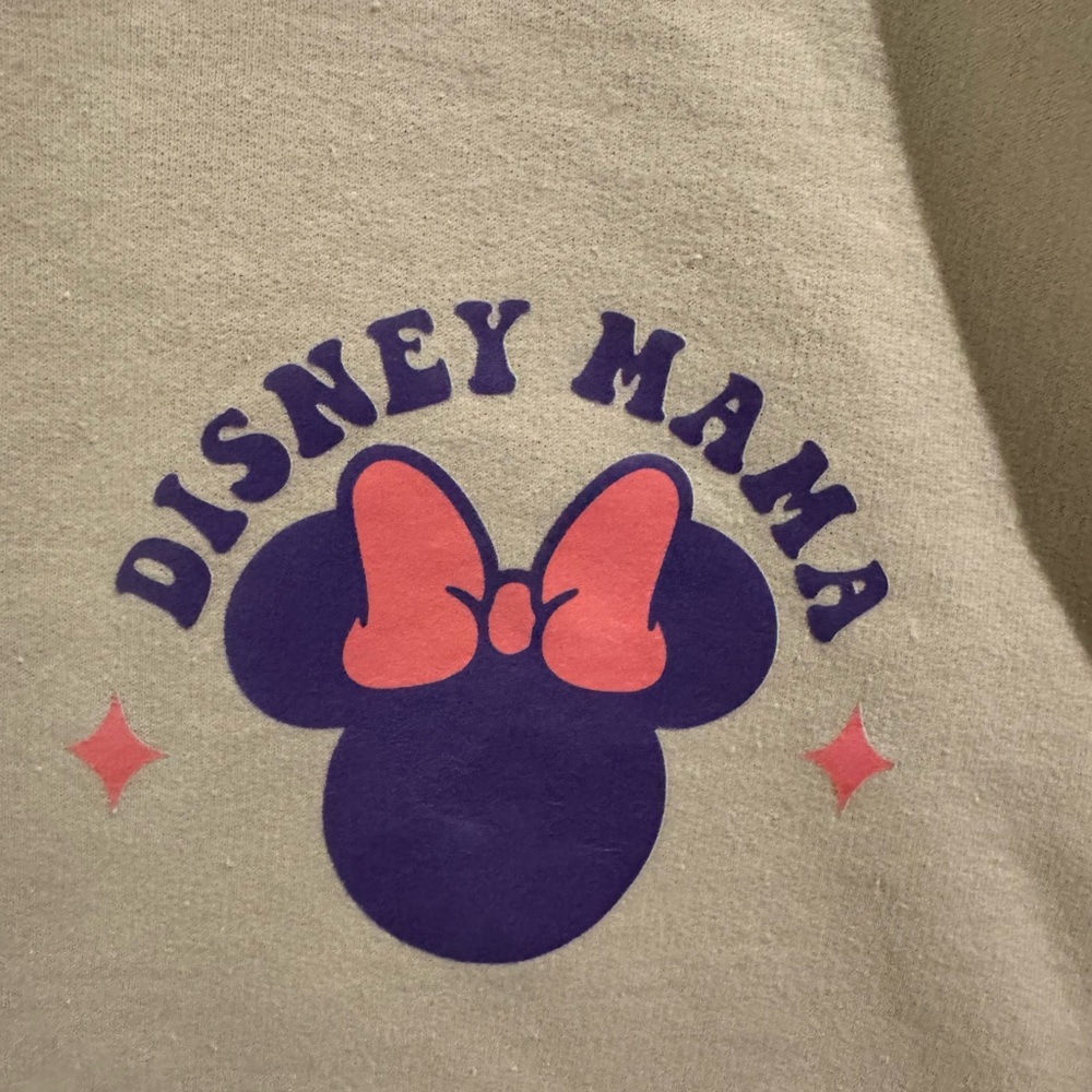 Disney Mama Era Tan Sweatshirt Size Large